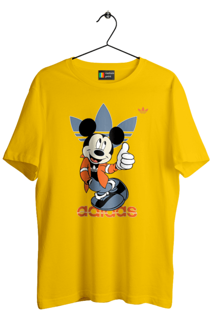 Men's t-shirt with prints Adidas Mickey Mouse. Adidas, cartoon, disney, mickey, mickey mouse. 2070702