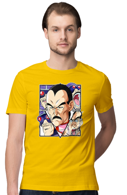 Men's t-shirt with prints Dragon Ball Tao Pai Pai. Anime, dragon ball, goku, manga, mercenary tao, tao pai pai, tv series, vegeta. 2070702