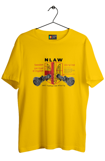 Men`s t-shirt with prints NLAW. Caesar, himars, nlaw, patriot, weapons, zaluzhny. 2070702
