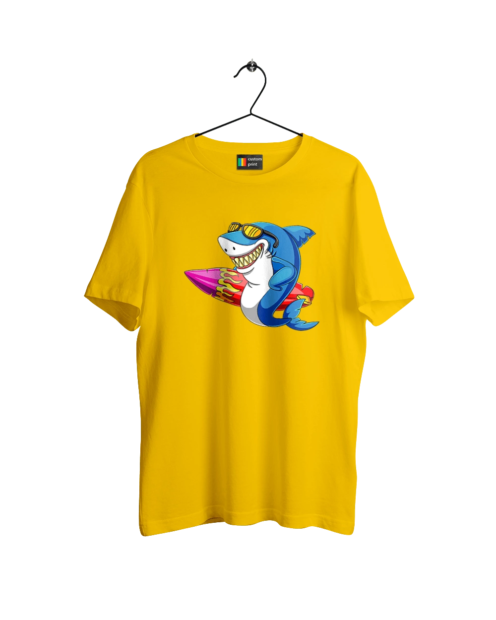 Shark With Glasses Surfing