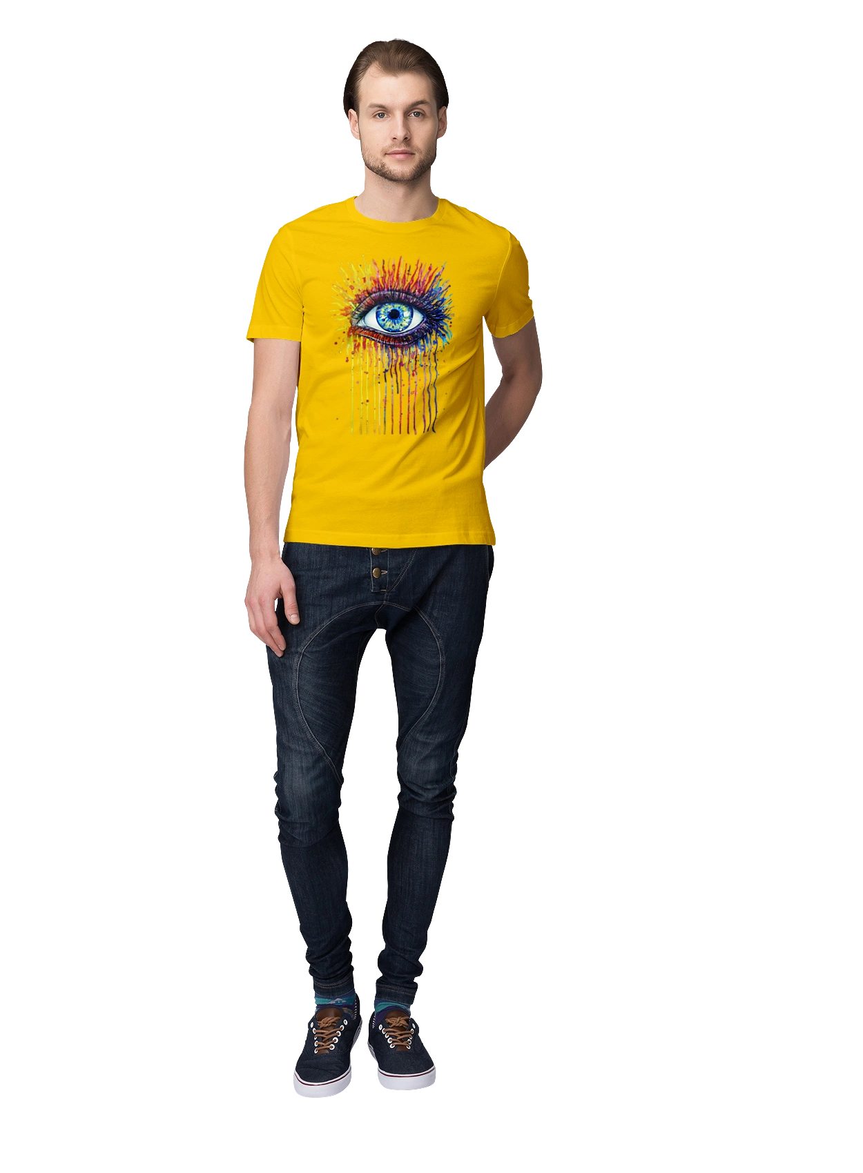 Colorful Flowing Eye