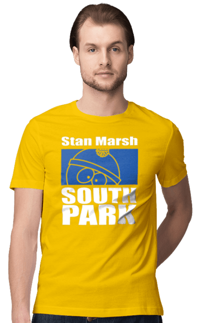 Men's t-shirt with prints South Park Stan Marsh. Cartoon series, south park, stan, stan marsh. 2070702