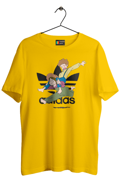 Футболка чоловіча з принтом "Adidas Том Соєр". Adidas, tom sawyer, адідас, книга, мультфільм, повість, пригоди, том соєр, том сойер. 2070702