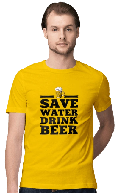 Save water, drink beer (black)