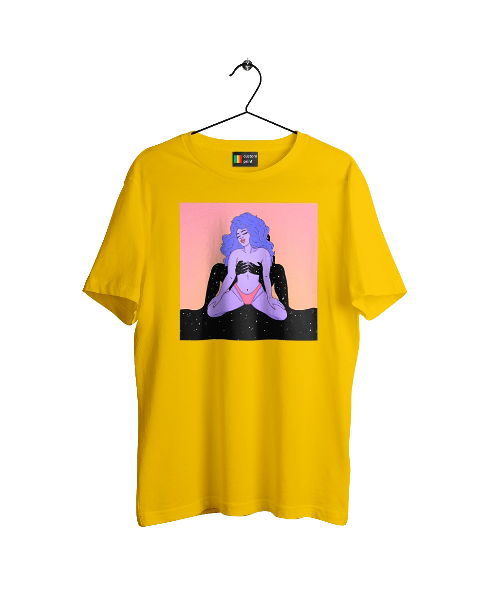 Purple Girl In Panties