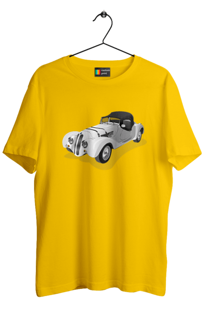 Men`s t-shirt with prints Car. Auto, car, classic, old, old machine. 2070702