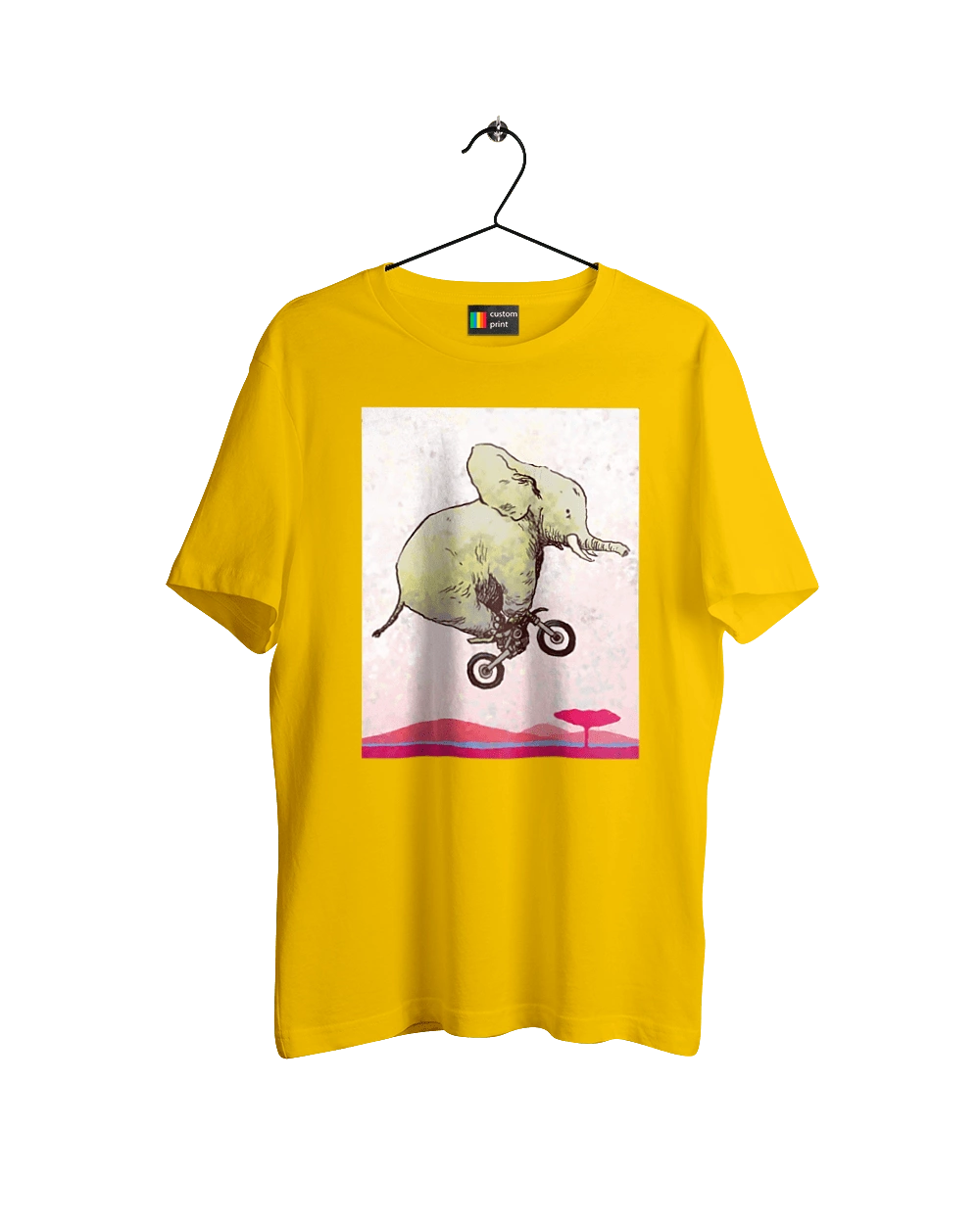 Elephant On A Motorcycle