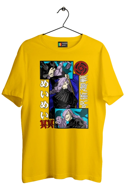 Футболка мужская с принтом Магическая битва Мэй Мэй. Anime, jujutsu kaisen, manga, mei mei, аниме, магическая битва, манга, мэй мэй. 2070702