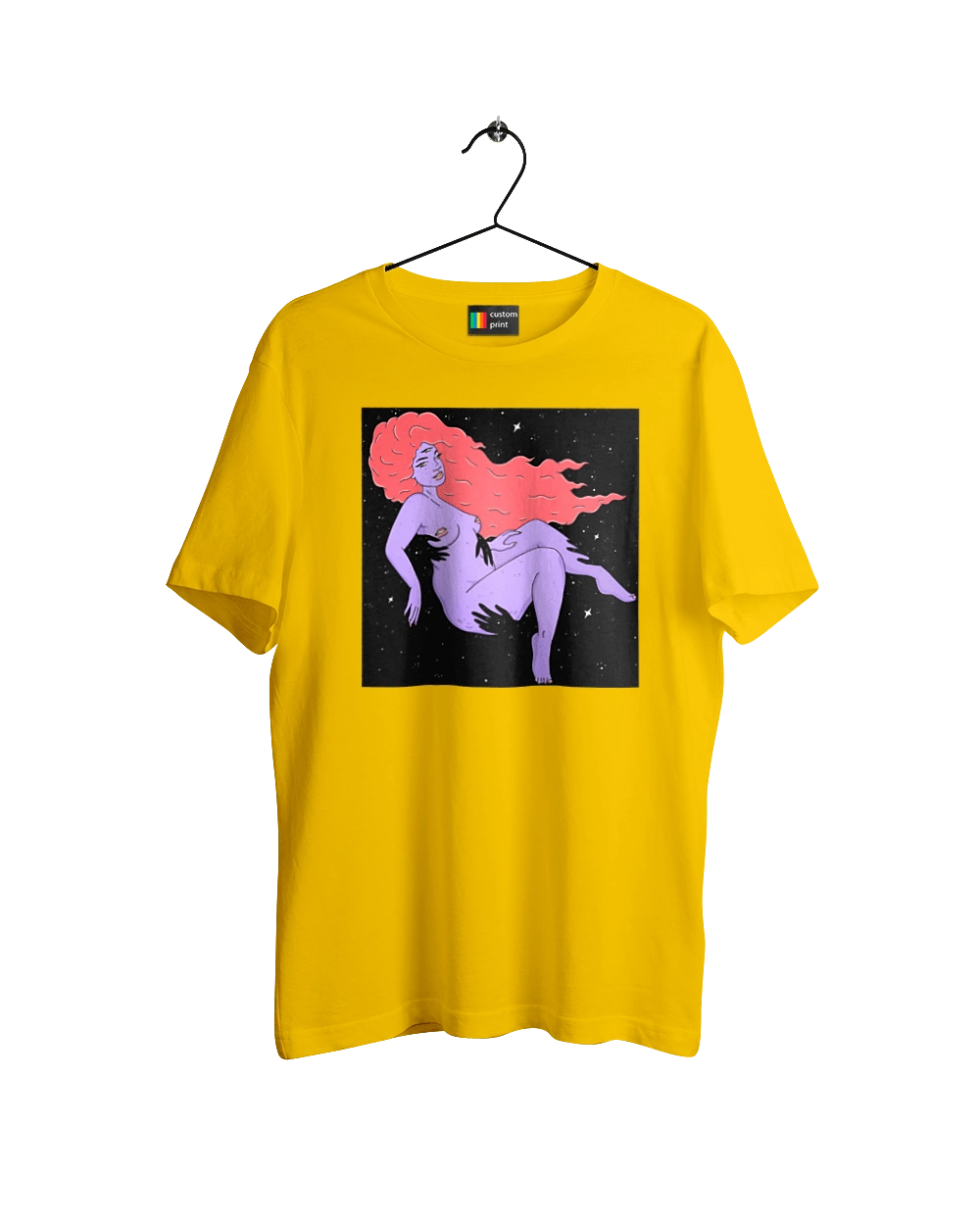 Фіолетова Дівчина В Чорній Дирі