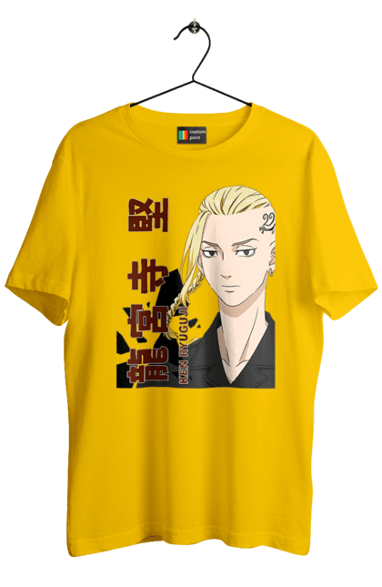 Men's t-shirt with prints Tokyo Revengers Draken. Anime, draken, ken ryuguji, ken-chin, manga, serial, tokyo manji gang, tokyo revengers. 2070702