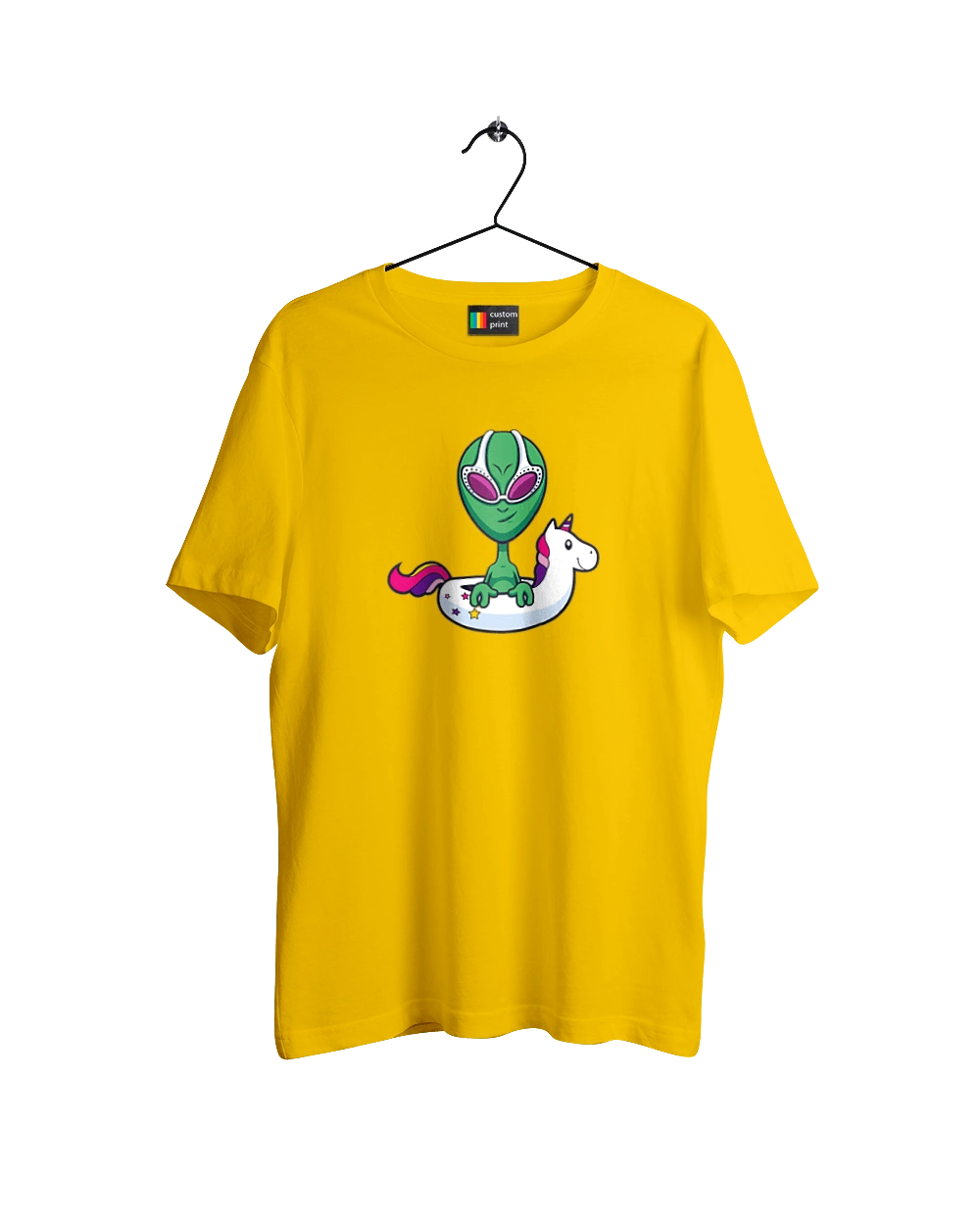 Alien Floats In A Circle