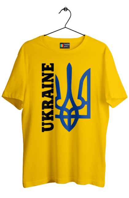 Футболка чоловіча з принтом "Герб України". Герб, україна. 2070702