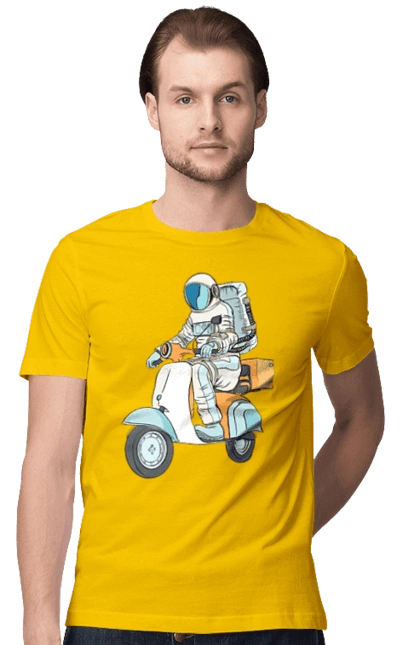 Космонавт на мотоцикле