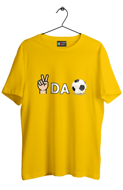 Футболка чоловіча з принтом "Ребус піс да бол". Гумор, мем, писдабол, прикольна, ребус, смішна. 2070702