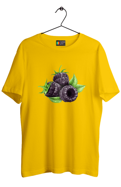 Футболка чоловіча з принтом "Ожина". Ожина, ягода. 2070702