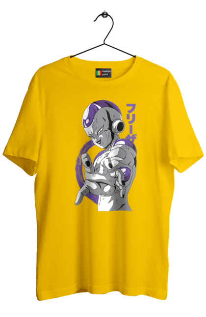 Футболка мужская с принтом Жемчуг дракона Фриза. Anime, dragon ball, frieza, manga, tv series, аниме, жемчуг дракона, манга, фриза. 2070702