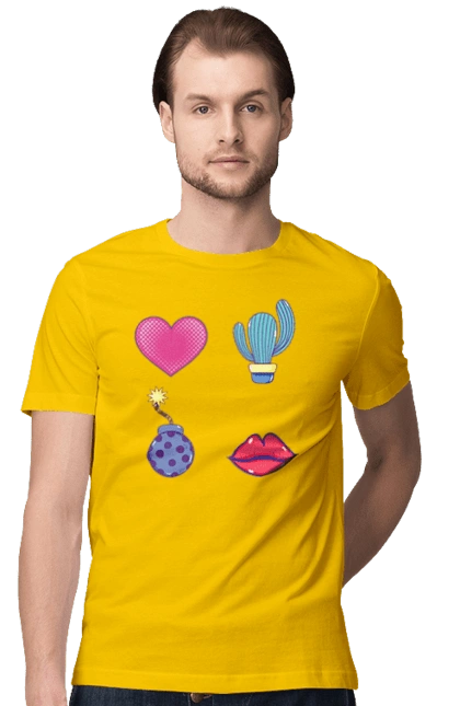 Heart, Cactus, Bomb, Lips