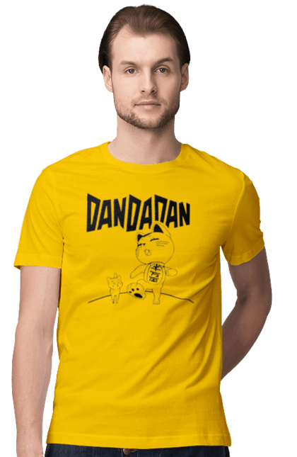 Футболка чоловіча з принтом "Дандадан Турбо бабка". Dandadan, turbo granny, yokai, аніме, дандадан, йокай, манга, турбо-бабка. 2070702