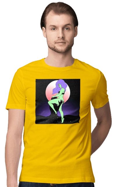 Green Girl And The Moon