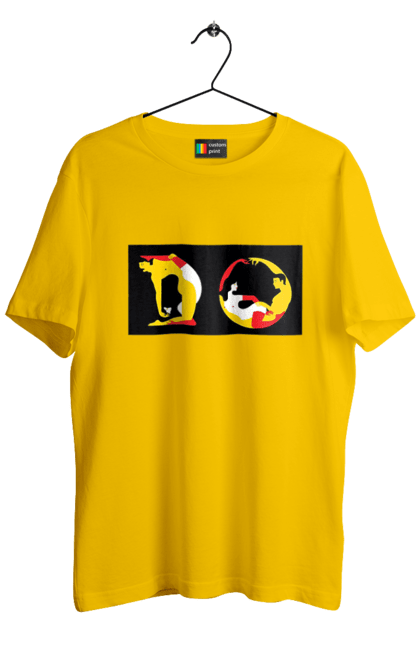 Футболка чоловіча з принтом "Розтяжка По Дорослому". Пози, розтяжка. 2070702