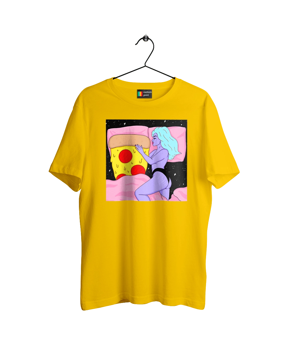 Фіолетова Дівчина І Піца