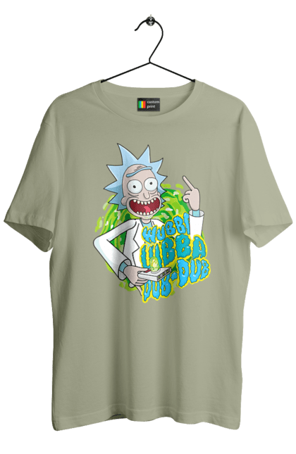 Футболка чоловіча з принтом "Рік та Морті". Rick and morty, мультфільм, наукова фантастика, пригоди, рік, рік і морті, трагікомедія, чорний гумор. 2070702