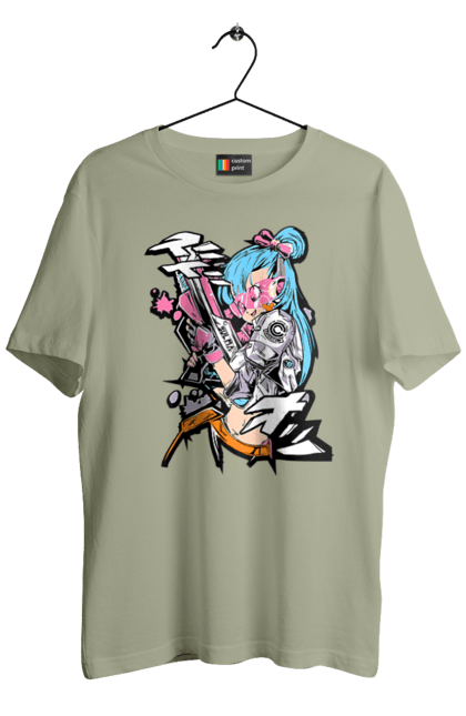 Men's t-shirt with prints Dragon Ball Bulma. Anime, bulma, dragon ball, goku, manga, tv series, vegeta. 2070702