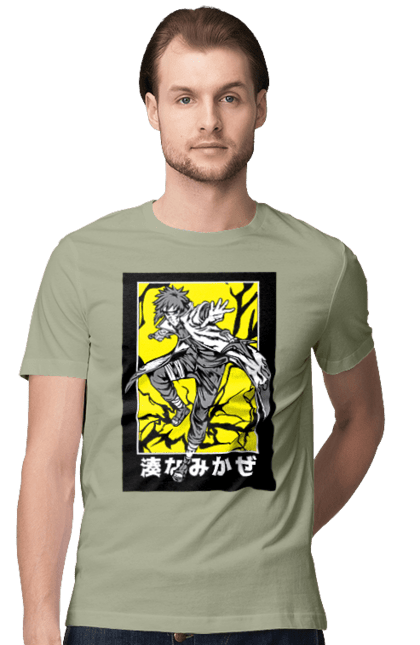 Men's t-shirt with prints Naruto. Anime, character, manga, minato namikaze, naruto, naruto, ninja, tv series. 2070702