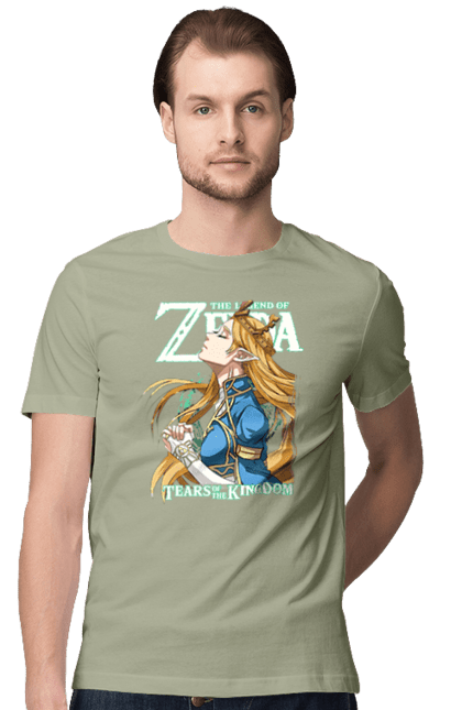 Футболка мужская с принтом The Legend of Zelda Принцесса Зельда. Legend of zelda, nintendo, zelda, зельда, принцесса, принцесса зельда. 2070702