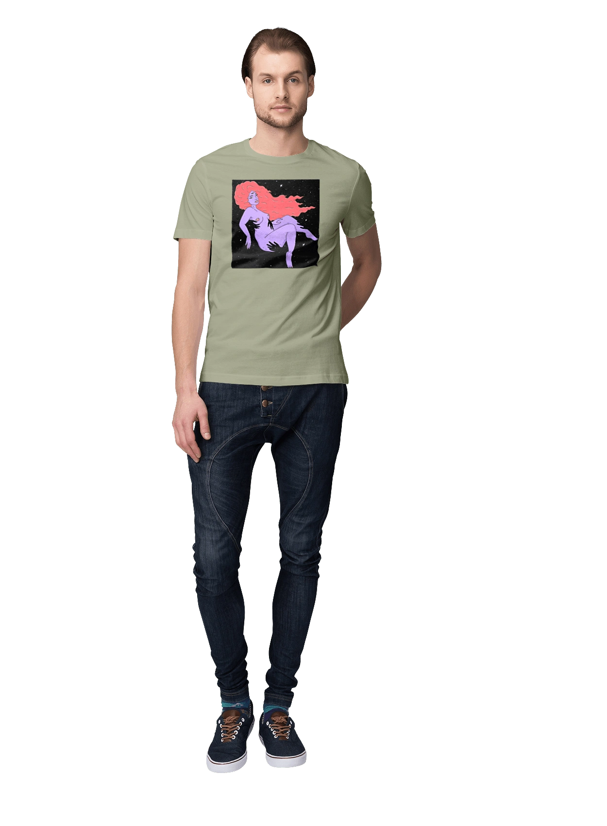 Purple Girl In Black Dire