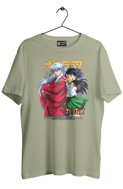 Футболка чоловіча з принтом "Inuyasha". Anime, inuyasha, manga, rumiko takahashi, аніме, демон охоронець, манга, руміко такахасі. 2070702