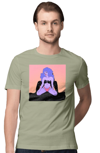 Фіолетова Дівчина В Трусиках