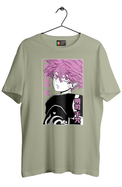 Men's t-shirt with prints Tokyo Avengers Senju Kawaragi. Action movie, anime, fantasy, game, manga, senju kawaragi, thriller, tokyo avengers, tokyo revengers, tv series. 2070702