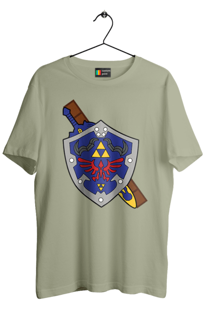 Men's t-shirt with prints The Legend of Zelda. Action movie, adventure, arcade, game, legend of zelda, nintendo, quest, shigeru miyamoto, video game, zelda. 2070702