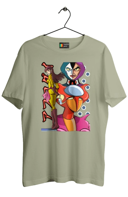 Футболка мужская с принтом Mazinger Z Афродита. Aphrodite, mazinger z, mecha, аниме, афродита, манга, меха, роботы. 2070702