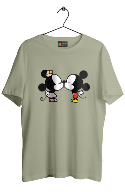 Футболка мужская с принтом 38. Mickey mouse, minnie mouse, дисней, микки, микки маус, минни маус, мультфильм. 2070702