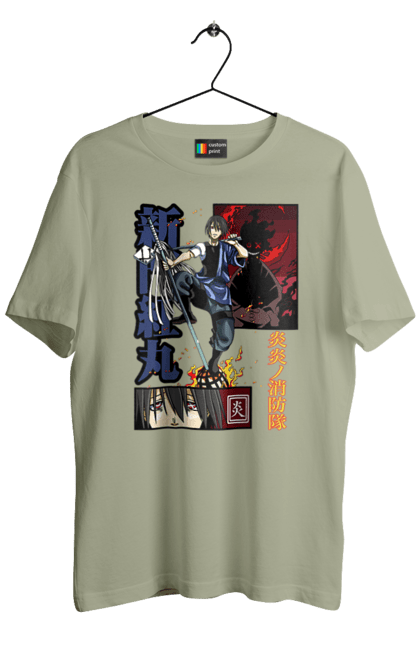 Men's t-shirt with prints Fire Force Benimaru Shinmon. Anime, benimaru shinmon, captain, fire force, manga, pyrokinetic. 2070702