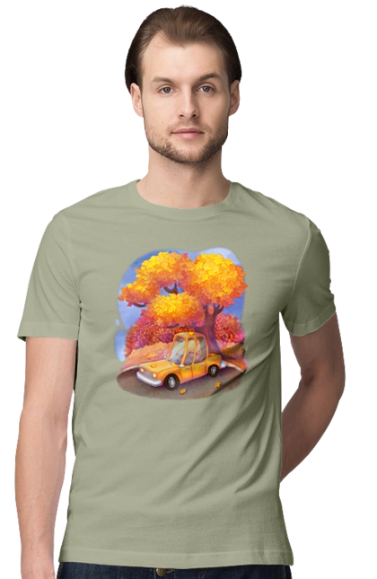 Осiнь Авто Дерево