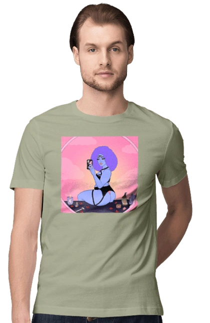 Фіолетова Дівчина Фото У Дзеркалі