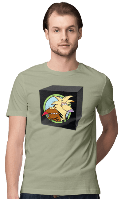 Футболка чоловіча з принтом "Black Box". Black box, бобер, боєприпас, коробка, повернись живим. 2070702