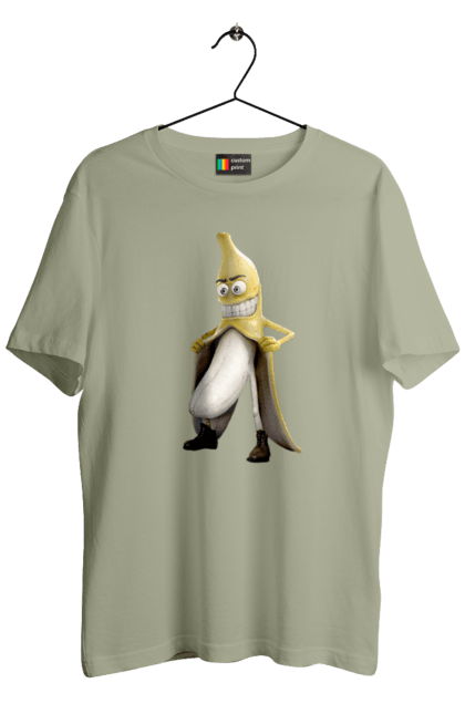 Футболка чоловіча з принтом "Банан". Банан, секс, смех, шутка, эксгибиционист. 2070702