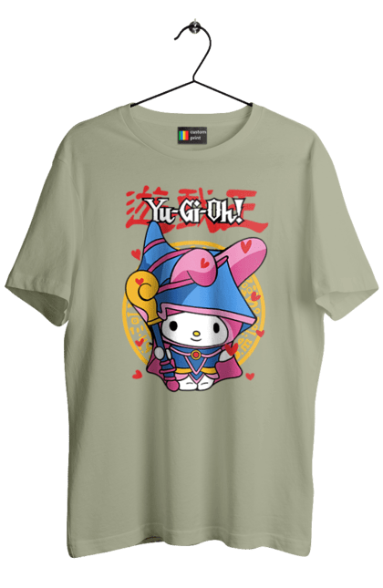 Men's t-shirt with prints Yu Gi Oh! My Melody. Brand, character, hello kitty, my melody, yu gi oh, yugio. 2070702