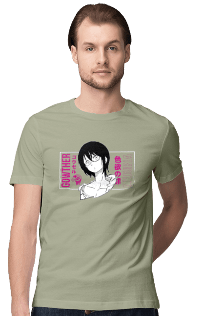 Men's t-shirt with prints Seven Deadly Sins Gowther. Adventures, anime, comedy, fantasy, gowther, manga, seven deadly sins. 2070702