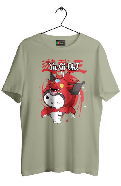 Men's t-shirt with prints Yu Gi Oh! Kuromi. Anime, character, hello kitty, kuromi, my melody, sanrio, yu gi oh, yugio. 2070702