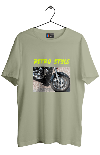 Футболка чоловіча з принтом "Мото2". Байк, дорога, мотоцикл, ретро, стиль, швидкість. 2070702