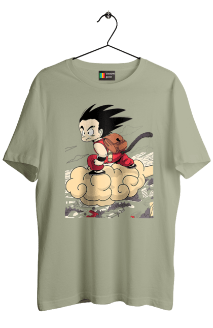 Футболка мужская с принтом Жемчуг дракона Сон Гоку. Anime, dragon ball, manga, son goku, tv series, аниме, гоку, жемчуг дракона, манга, сон гоку. 2070702