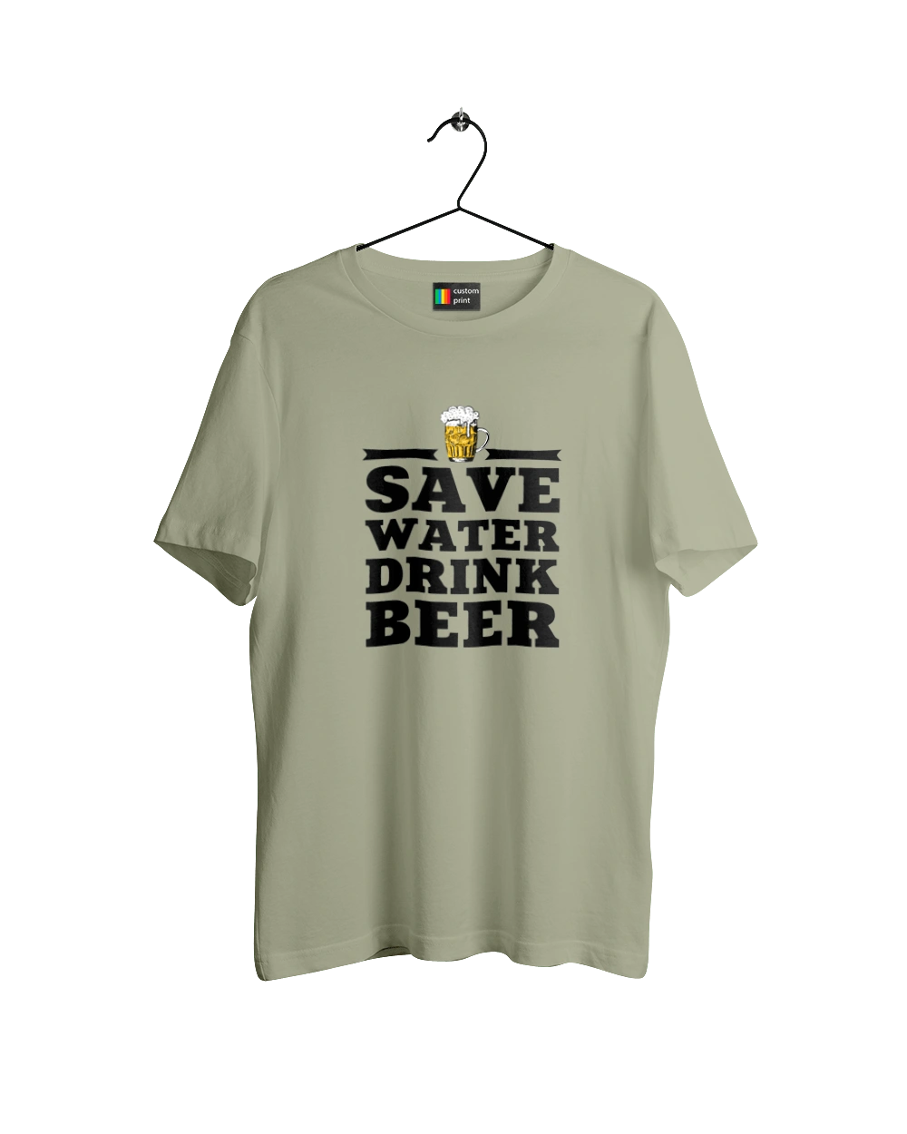 Save water, drink beer (black)