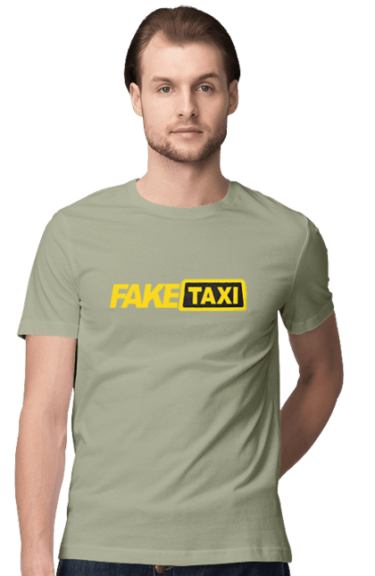 Футболка чоловіча з принтом "Fake taxi". Fake taxi, porn hub, зсу, порно хаб, порнохаб, прапор, приколы, фак такси, фак таксі, фейк такси. 2070702