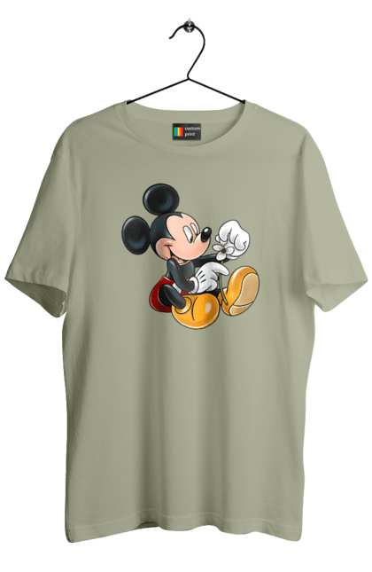 Футболка мужская с принтом Микки Маус. Mickey mouse, дисней, микки, микки маус, мультфильм. 2070702