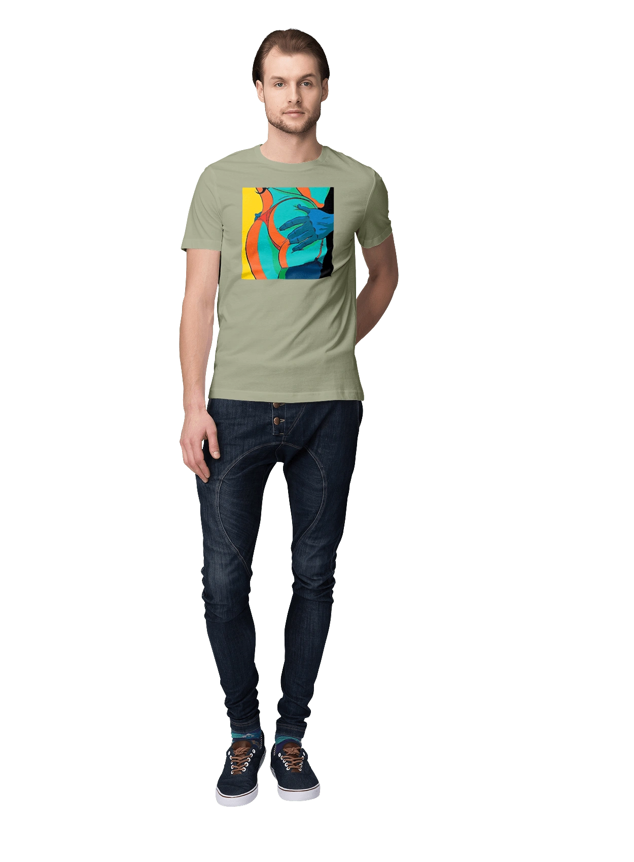 Жіноча Попа В Чоловічих Руках